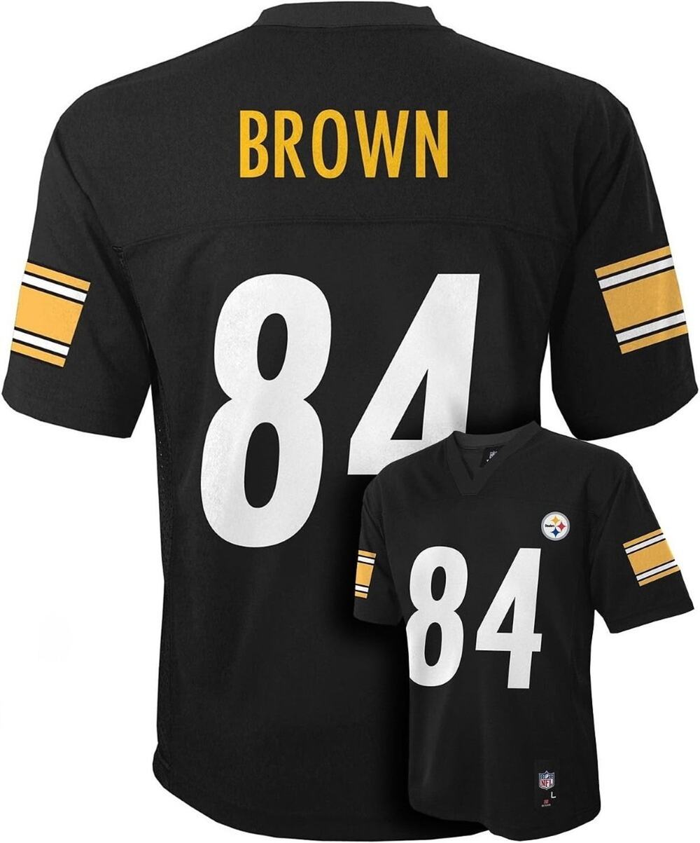 Outerstuff Antonio Brown Pittsburgh Steelers Infant NFL Black Jersey